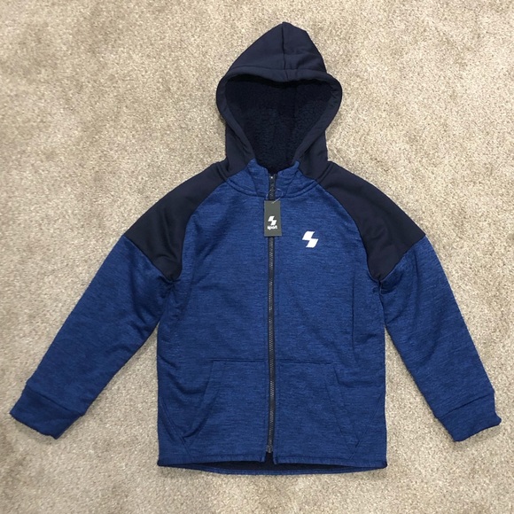 The Children's Place Other - Place Sport Boys Sherpa Lined Full Zip Hoodie